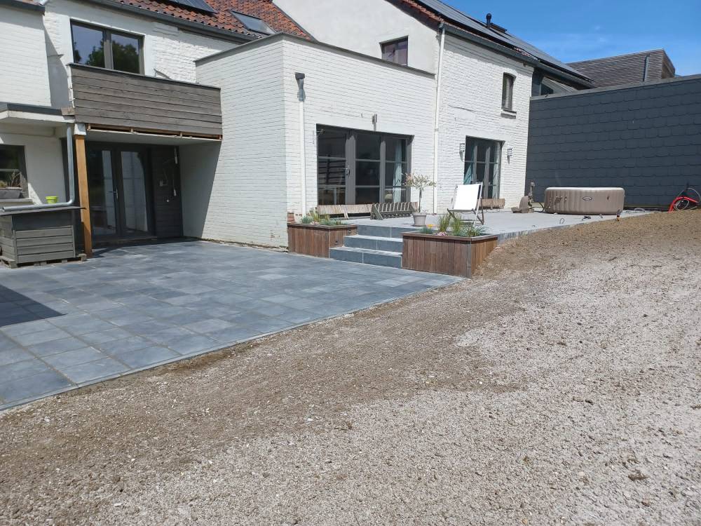 Terrasse sur 2 niveaux