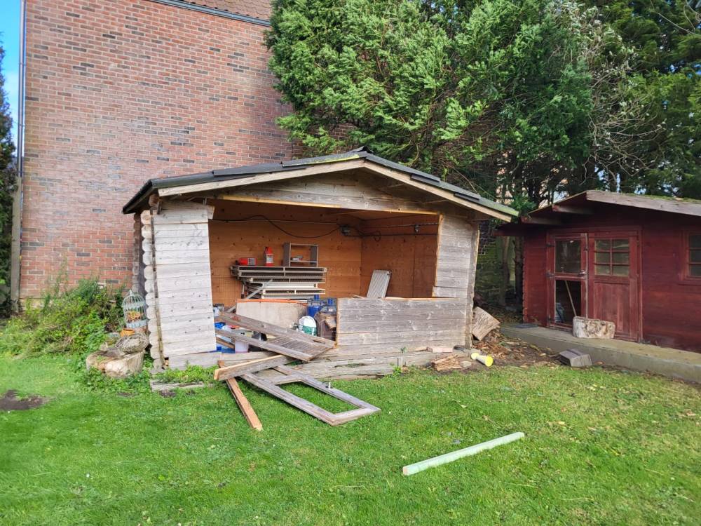chantier cabane