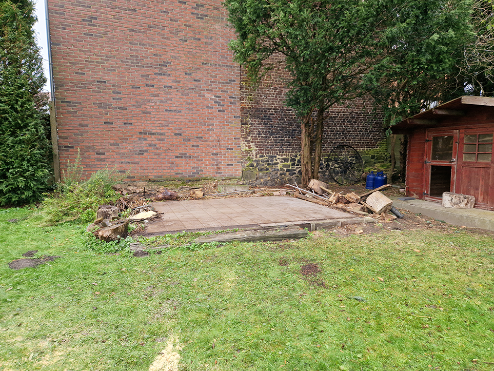 chantier jardin