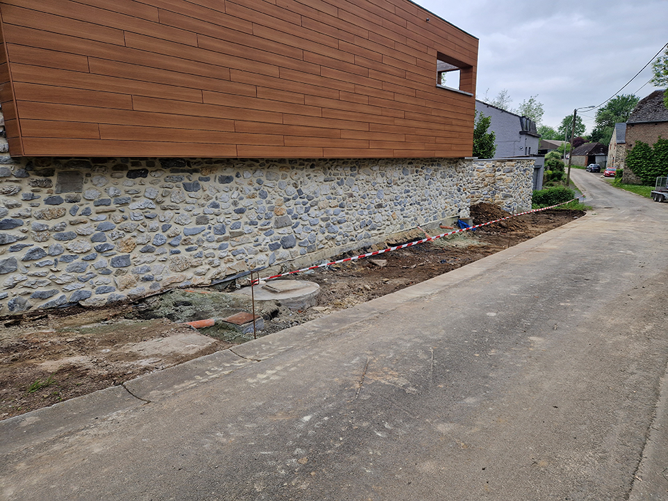 chantier coté maison