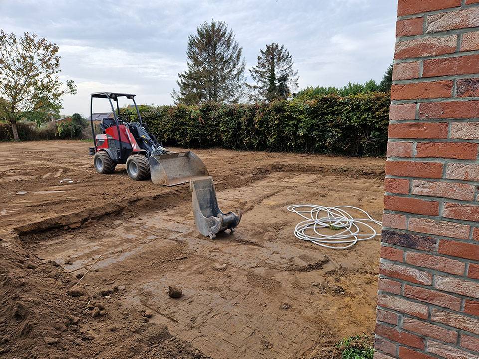 chantier sol