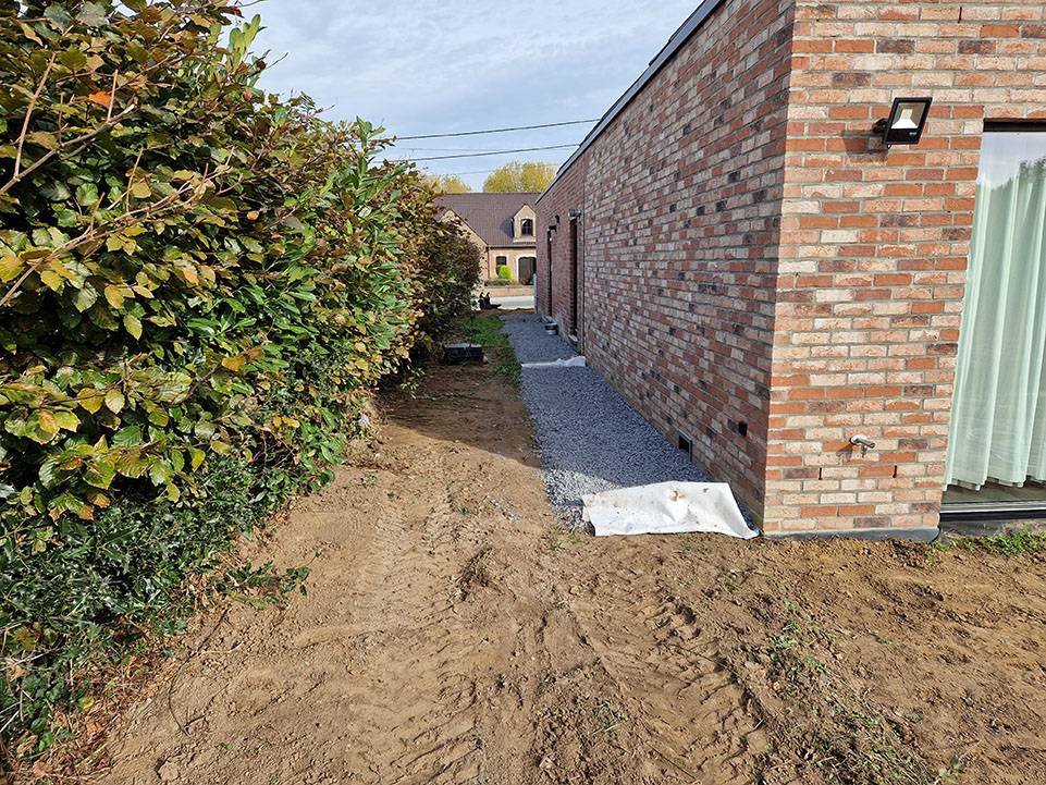 chantier coté maison